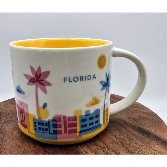 Starbucks FLORIDA You Are Here Collection Coffee Cup Mug 2012 14 Oz. - Picture 1 of 8